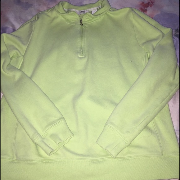 Light green IZOD half zip jacket - Picture 1 of 3